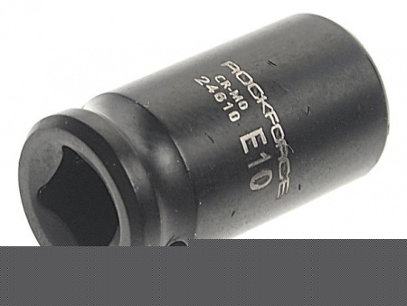 Головка торцевая TORX ударная 1/4", E10 ROCKFORCE RF-24610 /1/10/420