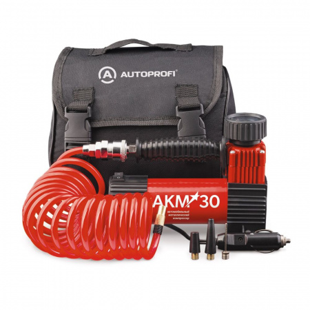 Компрессор AKM-30 поршневой 150W (30л/мин) 12V AUTOPROFI /1/10