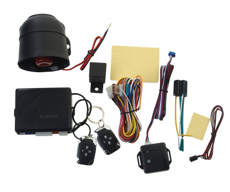 Сигнализация W-Y105 (2-х уровневый датчик удара, сирена 15Вт) 12V ВЫМПЕЛ /1