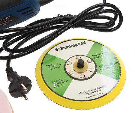 Машина полировальная RF-F-03060 электрическая (220V, 800W, 2000-6400 об/мин, диаметр круга-150мм) ROCKFORCE /1/6