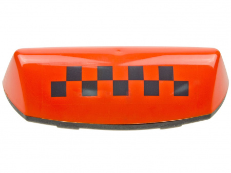 Знак "ТАКСИ" ZT-06 ORANGE (шаш.) магнитный с подсветкой 12V СИМ-ПЛАСТ/1/6