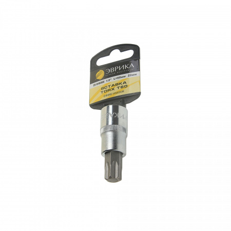 Насадка-вставка с битой Torx T60 ER-94606H 1/2 22мм L=60мм (с держателем) ЭВРИКА /1/20