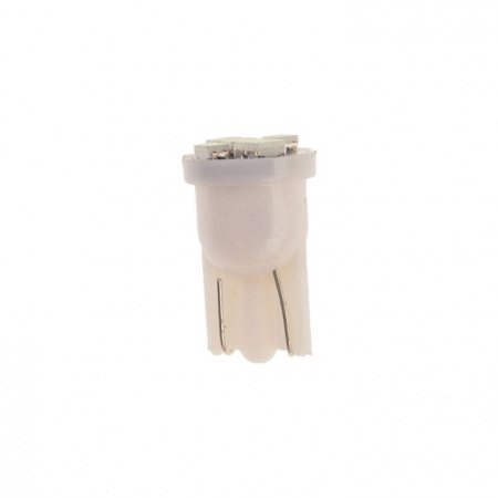Автолампа T10W (W2,1x9,5d) 6 SMD 3528 WHITE 6000K 108лм   12V MEGAPOWER /10 /100
