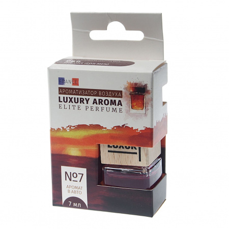 Ароматизатор воздуха FTE-LAE-07 LUXURY AROMA ELITE PERFUME (по мотивам D&G - The One (for men)) подвесной, с деревянной крышкой FOUETTE /1/30
