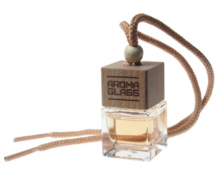 Ароматизатор воздуха FTE-AG-06 AROMA GLASS (pina colada) подвесной в стеклянном флаконе FOUETTE /1/30