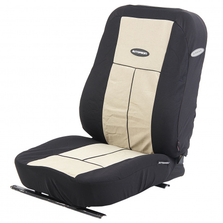 Чехлы на сиденье TT-902V  BLACK/LIGHT BEIGE   полиэстер-велюр, AIRBAG (9шт) AUTOPROFI /1/6