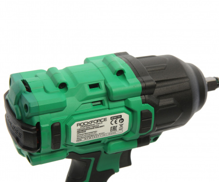 Гайковерт RF-WT02F1161 ударный аккумул. 1/2",головки17,19,21мм(2 БАТАРЕИ,20V,5.0AH LI-ION,1550об/мин,3 реж.усилия:130,400,1356Нм)в кейсе ROCKFORCE/1/4