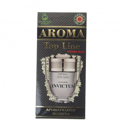 Ароматизатор воздуха ATL-87011 №47 Paco Rabanne INVICTUS пластинка Top Line /1