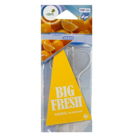 Ароматизатор воздуха PABF-123 BIG FRESH (лимон) пластинка FKVJP /10/200