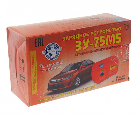 Зарядное устройство ЗУ-75М5 для АКБ 12V (0,5-6A) автомат 220V ТАМБОВ /1