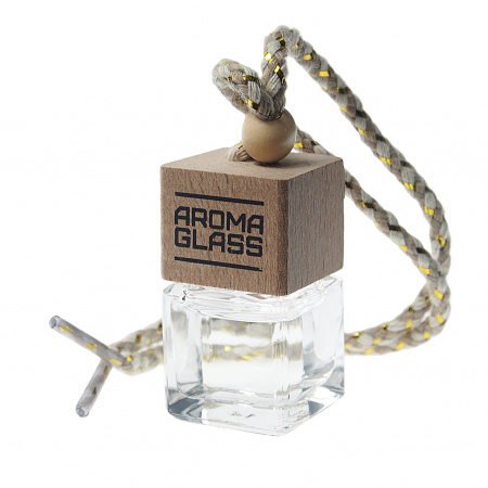 Ароматизатор воздуха FTE-AG-14 AROMA GLASS (malibu beach) подвесной в стеклянном флаконе FOUETTE /1/30