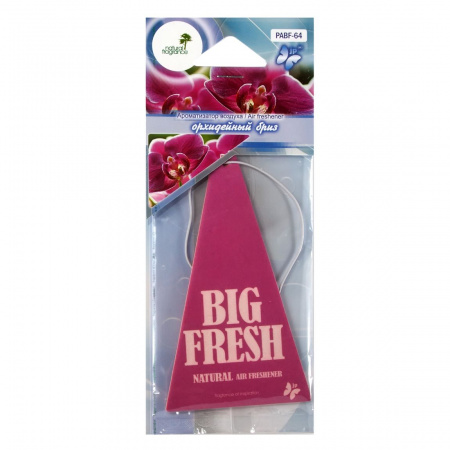 Ароматизатор воздуха PABF-64 BIG FRESH (орхидейный бриз) пластинка FKVJP /10/200