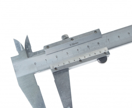 Штангенциркуль RF-5096P2 (0-200мм, 0.02мм; внутр. Ø, наруж. Ø + глубиномер), в пластиковом футляре ROCKFORCE /1