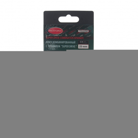 Ключ комбинированный 23мм RF-75523SD с профилем "Super drive" ROCKFORCE /1/10