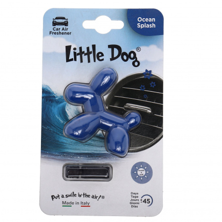 Ароматизатор воздуха ED0707 Little Dog (Океанский бриз) на дефлектор, 3D-Polymer Drive Int /1/6