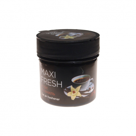 Ароматизатор воздуха CMF-113 MAXI FRESH (кофе и ваниль) гелевый, банка 100гр /1/24