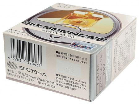 Ароматизатор меловой Eikosha SPIRIT REFILL Whity Musk, белый мускус /1/10