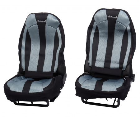 Чехлы на сиденье PERFORMANCE PRF-1505 BLACK/GREY материал hexagon polyester, 3D крой (15шт) AUTOPROFI /1/5