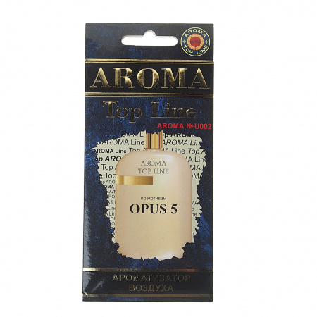 Ароматизатор воздуха ATL-87080 №u002 Amouage OPUS 5 пластинка Top Line /1
