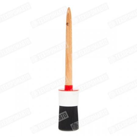Кисть детейлинговая Round Brush Black Bristle Hi-Tech