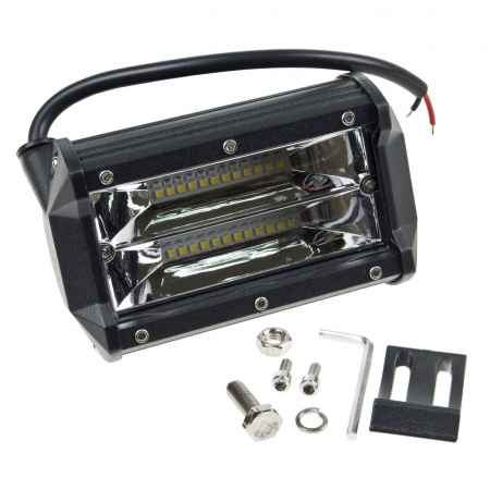 Фара рабочего света MIS-F72W 24LED 130х65мм 10-30V MISTAR /1