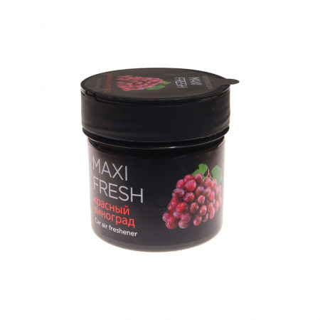Ароматизатор воздуха CMF-109 MAXI FRESH (красный виноград) гелевый, банка 100гр /1/24