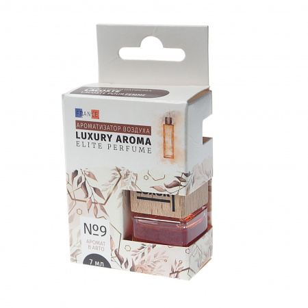 Ароматизатор воздуха FTE-LAE-09 LUXURY AROMA ELITE PERFUME (по мотивам Lacoste-Lacoste pour Femme) подвесной, с деревянной крышкой FOUETTE /1/30