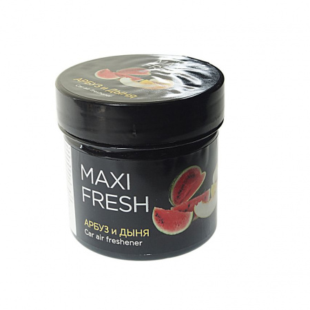 Ароматизатор воздуха CMF-125 MAXI FRESH (арбуз и дыня) гелевый, банка 100гр /1/24