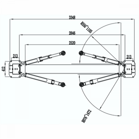ТЕМП S4B-2 380V C Подъёмник электрогидравлический двухстоечный, 4 т