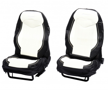 Чехлы на сиденье SIGNATURE SGN-1505GF BLACK/WHITE эко-кожа, 3D крой, AIRBAG (15шт) AUTOPROFI /1/5 OLD