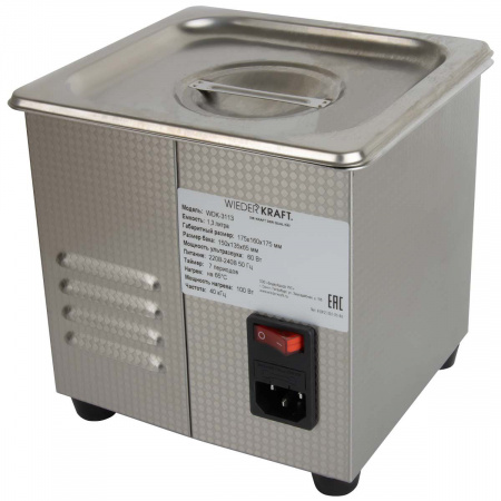 WDK-3113 Ультразвуковая мойка с подогревом, 1.3 л