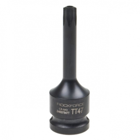 Головка-бита TORX ударная 1/2", TH47 с отверстием ROCKFORCE RF-24607847T /1