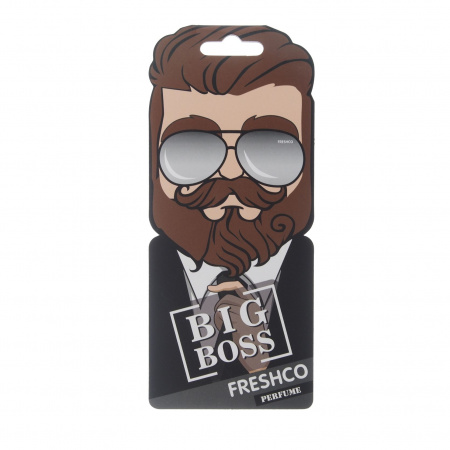 Ароматизатор воздуха TM030 "TM Boss" ТЕРРИТОРИЯ МУЖЧИН (парфюм) пластинка FRESHCO /1/10/40