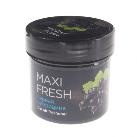 Ароматизатор воздуха CMF-118 MAXI FRESH (черная смородина) гелевый, банка 100гр /1/24