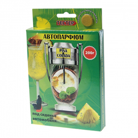 Ароматизатор воздуха FTE-SFM-03 SUPER FLOWER MAX (pina colada) гелевый, под сиденье 170гр FOUETTE /1/24