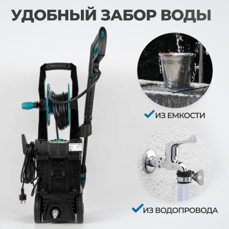 OPT-HPW1800 Аппарат высокого давления OPTIMUS 155 бар, 1800W , 5,5л/мин.