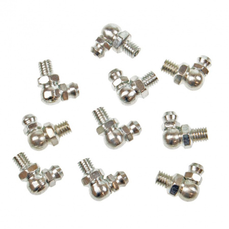 Пресс-масленка RF-GN-01-90-6MM: 6мм угловая (90град.), комплект 10 шт. ROCKFORCE /1/100