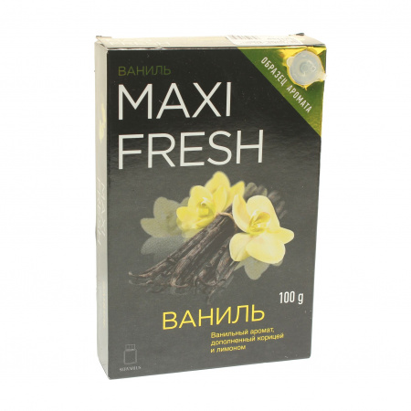 Ароматизатор воздуха MF-113 MAXI FRESH (ваниль) гелевый, под сиденье 100гр /1/40