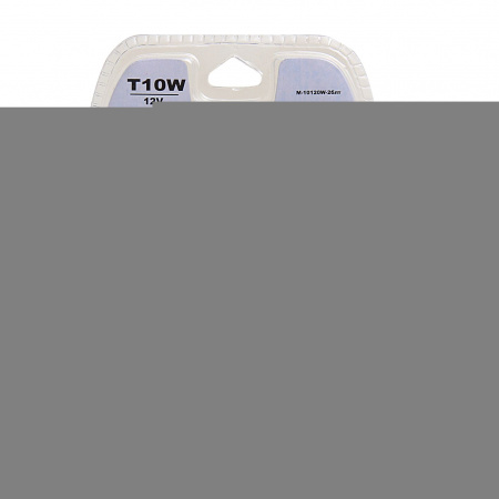 Автолампа T10W (W2,1x9,5d) 1 SMD CREE WHITE блистер с тестером (2 шт) 6000K 120лм   12V MEGAPOWER /1/10/100
