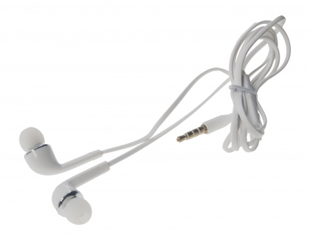 Наушники H3-W внутриканальные (вставные), mini jack 3.5mm (+MIC + пульт ДУ) white KUCIPA