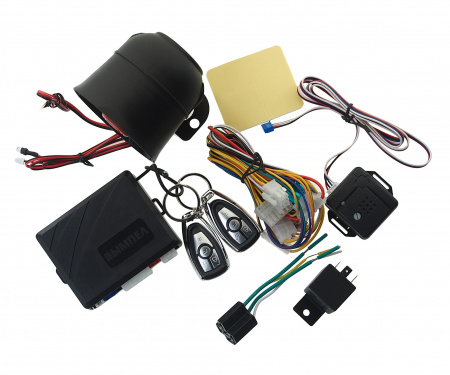Сигнализация W-Y101 (2-х уровневый датчик удара, сирена 15Вт) 12V ВЫМПЕЛ /1