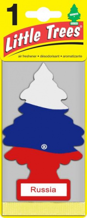 Ароматизатор воздуха CF-19974 ЕЛОЧКА российский флаг (ваниль) пластинка CAR FRESHNER /1/24/144