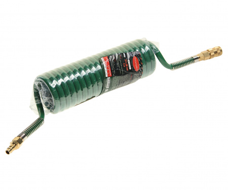 Шланг витой RF-1208-5M полиуретановый 12 х 8мм х 5м с быстроразъемами ROCKFORCE /1/20