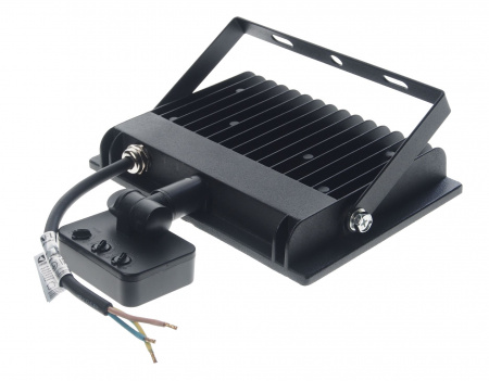 Прожектор UF-FL5002 LED SMD BLACK 50W 6500K 200х175мм с датчиком движения 220V ULTRA FLASH /1/20