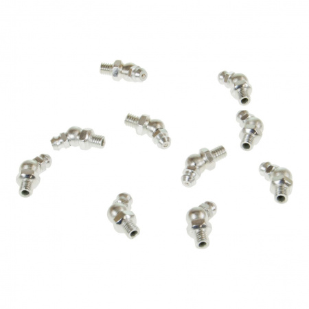Пресс-масленка RF-GN-01-45-6MM: 6мм угловая (45град.), к-т 10 шт. ROCKFORCE /1/2000