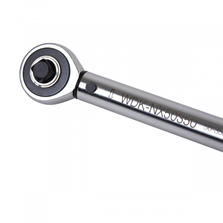 WDK-NX50350 Динамометрический ключ 50-350 Нм, трещотка с проходным приводным квадратом 1/2"