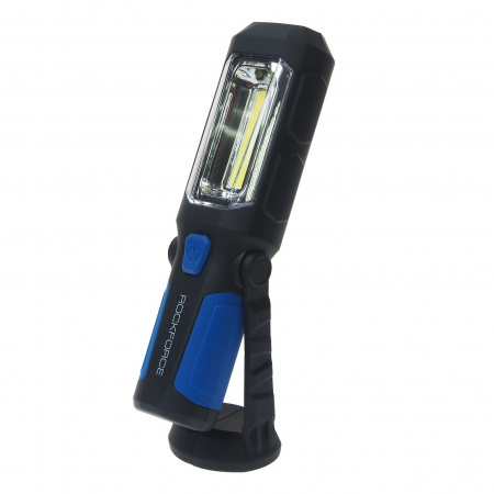 Лампа светодиодная RF-L01 (4W COB LED+1W,2 магнита,крючок,180гр.,250Lm,1.5V, 3хАА, )ROCKFORCE /1