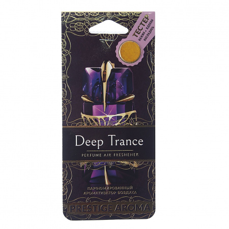 Ароматизатор воздуха FTE-PA-6 PRESTIGE AROMA (Deep Trance по мотивам Christian Dior - Hypnotic Poison) подвесной FOUETTE /1/32