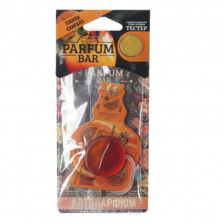 Ароматизатор воздуха FTE-BAR-08 PARFUM BAR (текила санрайз) подвесной, мембранный FOUETTE /1/42