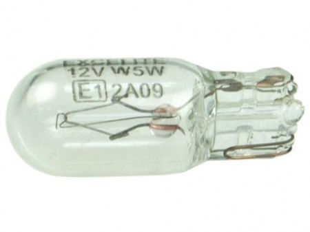 Автолампа W5W (W2.1*9.5d) STANDART 12V EXCELITE /10/200 NEW